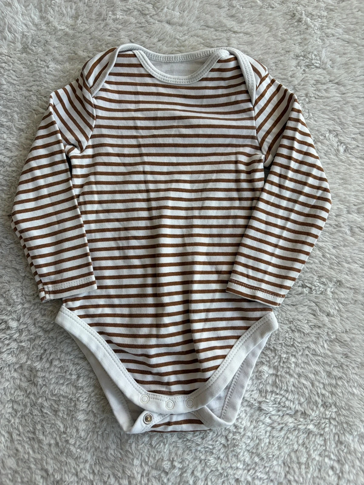 Gestreepte romper lange mouwen C&A 6-9m 74